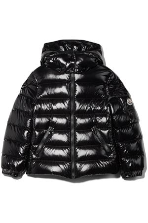 bomber in piuma d'oca nero MONCLER KIDS | J29541A1252068950999